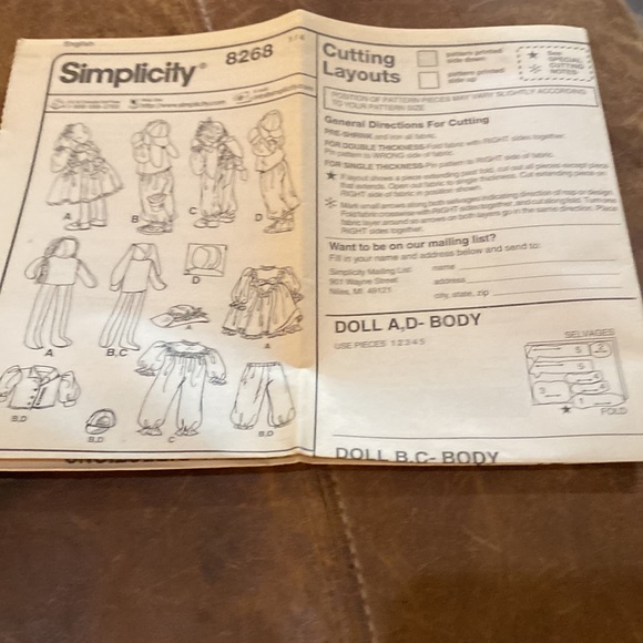 Simplicity Crafts Patterns #8368 by Faith Van Zabten - Picture 5 of 5